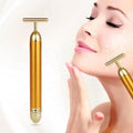 24K Gold Vibrating Face Roller