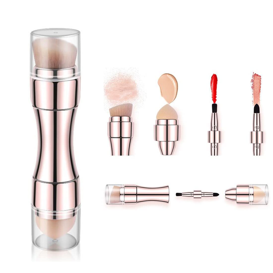 Portable 4 in 1 Makeup Brush