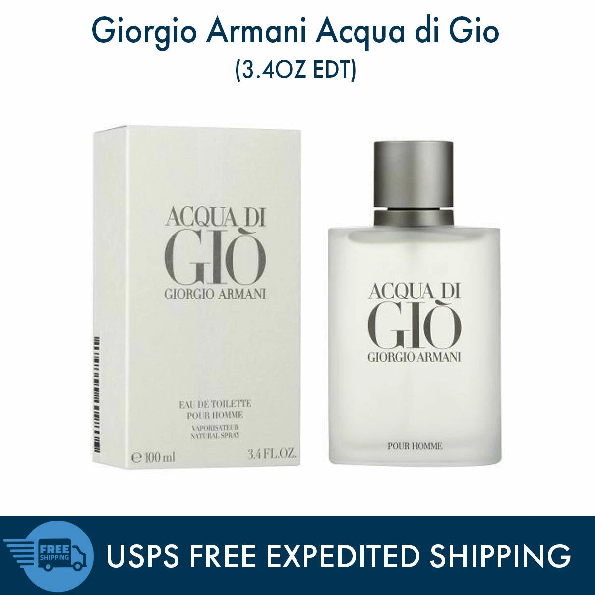 Giorgio Armani Acqua di Giò Eau de Toilette for Men 100ml / 3.4 fl oz